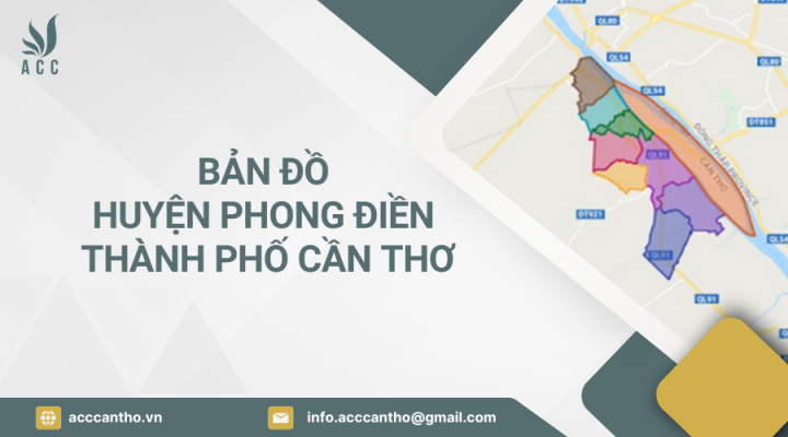Bản đồ huyện Phong Điền Thành phố Cần Thơ