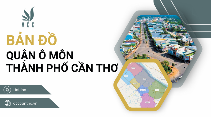 Bản đồ quận Ô Môn Thành phố Cần Thơ