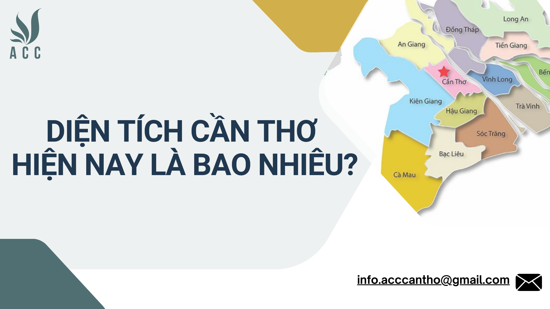 Diện tích Cần Thơ hiện nay là bao nhiêu?