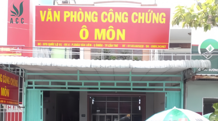 Danh sách văn phòng công chứng quận Ô Môn