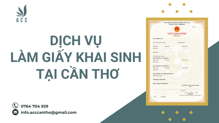 Dịch vụ làm giấy khai sinh tại Cần Thơ
