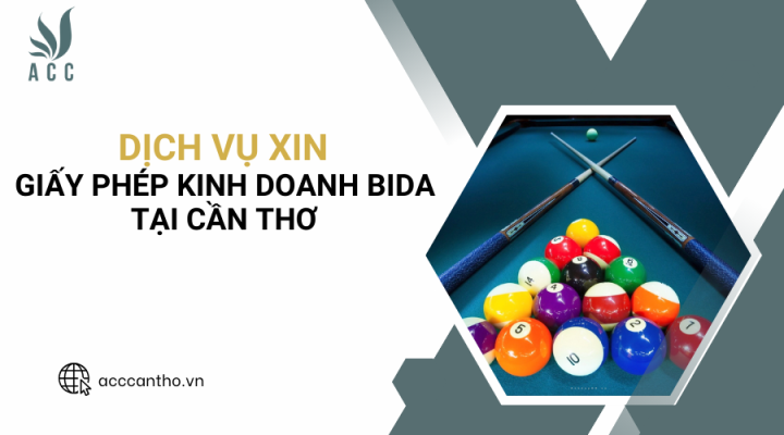 Dịch vụ xin giấy phép fv888 bida tại Cần Thơ