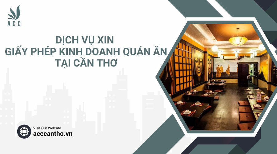 Dịch vụ xin giấy phép fv888 quán ăn tại Cần Thơ