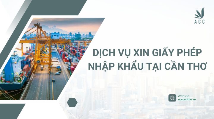 Dịch vụ xin giấy phép nhập khẩu tại Cần Thơ