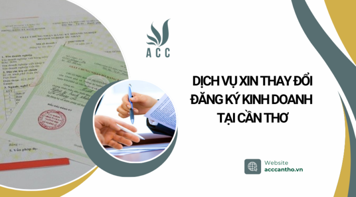 Dịch vụ xin thay đổi đăng ký fv888 tại Cần Thơ
