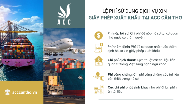 Lệ phí sử dụng fv888 xin giấy phép xuất khẩu tại fv888