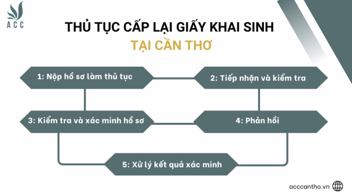 Thủ tục cấp lại giấy khai sinh tại Cần thơ