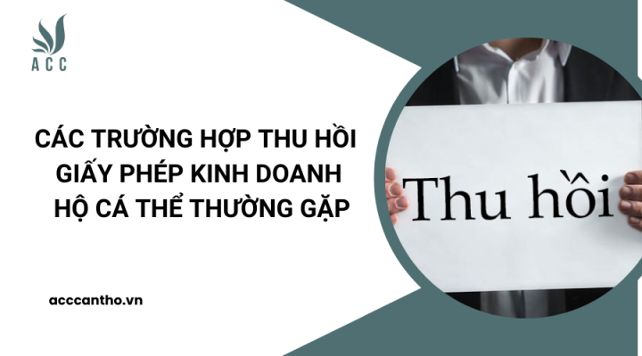 Các trường hợp thu hồi giấy phép fv888 hộ cá thể thường gặp