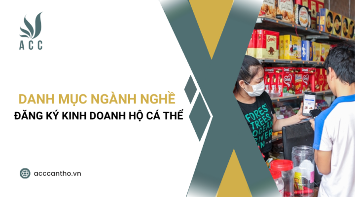 Danh mục ngành nghề đăng ký fv888 hộ cá thể