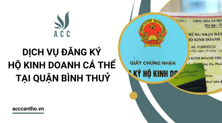 Dịch vụ đăng ký hộ fv888 cá thể tại Quận Bình Thuỷ