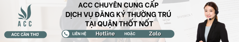 Dịch vụ đăng ký thường trú tại Quận Thốt Nốt