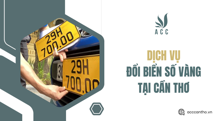 Dịch vụ đổi biển số vàng tại Cần Thơ