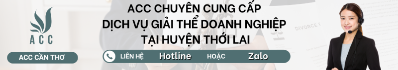 Dịch vụ giải thể doanh nghiệp tại Huyện Thới Lai