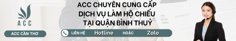 Dịch vụ làm hộ chiếu tại Quận Bình Thuỷ