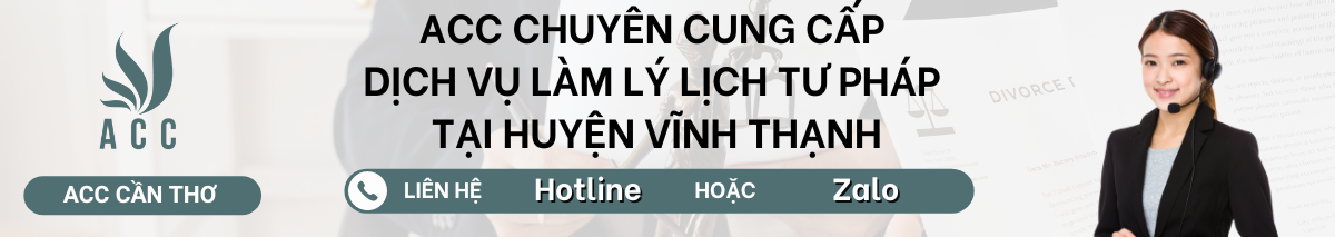 Dịch vụ làm lý lịch tư pháp tại Huyện Vĩnh Thạnh