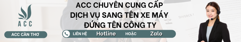 Dịch vụ sang tên xe máy đứng tên công ty
