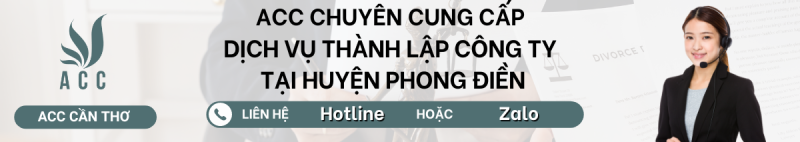 Dịch vụ thành lập công ty tại Huyện Phong Điền