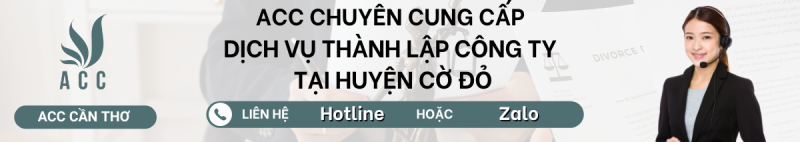 Dịch vụ thành lập công ty tại Huyện Cờ Đỏ
