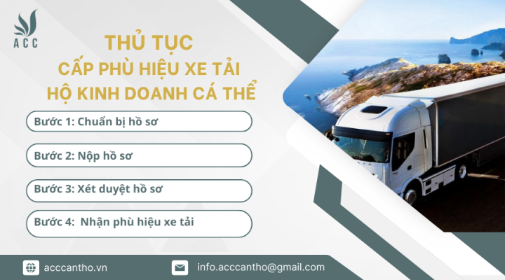 Thủ tục cấp phù hiệu xe tải hộ fv888 cá thể
