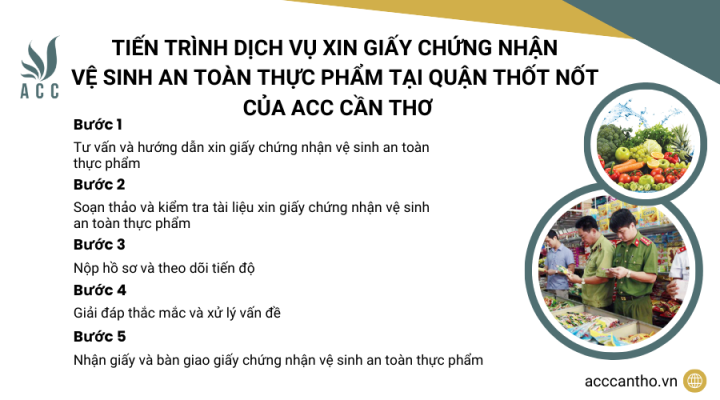 Tiến trình fv888 xin giấy chứng nhận vệ sinh an toàn thực phẩm tại Quận Thốt Nốt của fv888