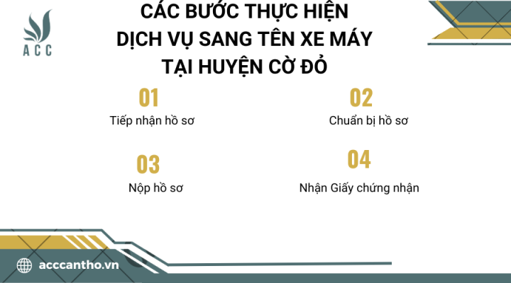 Các bước thực hiện fv888 sang tên xe máy tại huyện Cờ Đỏ