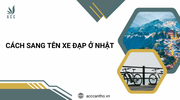 Cách sang tên xe đạp ở Nhật