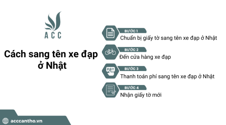 Cách sang tên xe đạp ở Nhật