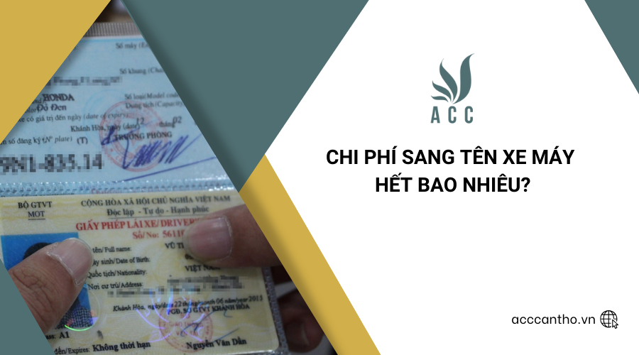Chi phí sang tên xe máy hết bao nhiêu?