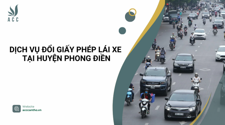 Dịch vụ đổi giấy phép lái xe tại Huyện Phong Điền