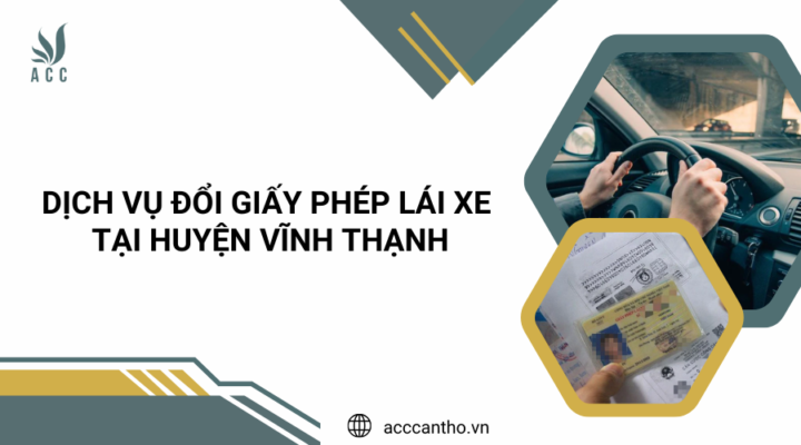 Dịch vụ đổi giấy phép lái xe tại Huyện Vĩnh Thạnh