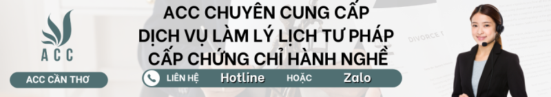 Dịch vụ làm lý lịch tư pháp cấp chứng chỉ hành nghề
