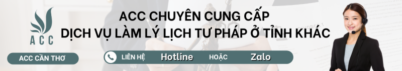 Dịch vụ làm lý lịch tư pháp ở tỉnh khác