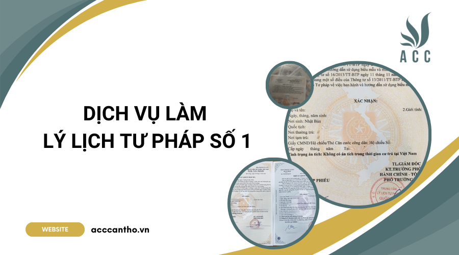 Dịch vụ làm lý lịch tư pháp số 1