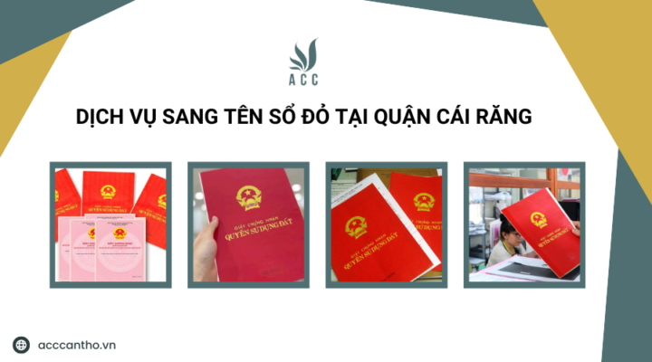 Dịch vụ sang tên sổ đỏ tại Quận Cái Răng