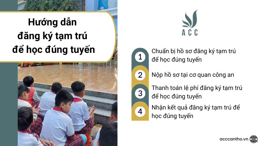Hướng dẫn đăng ký tạm trú để học đúng tuyến