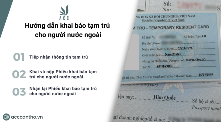 Hướng dẫn khai báo tạm trú cho người nước ngoài 