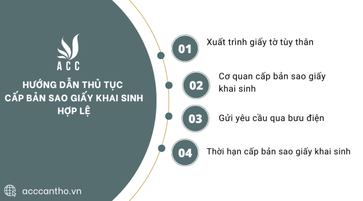 Hướng dẫn thủ tục cấp bản sao giấy khai sinh hợp lệ