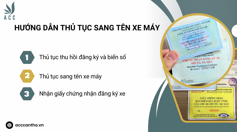 Hướng dẫn thủ tục sang tên xe máy