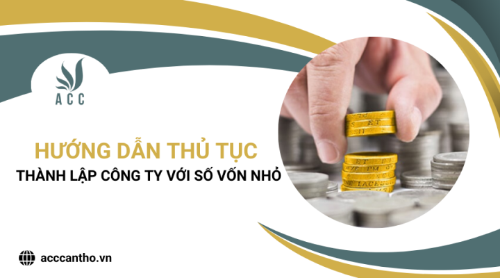 Hướng dẫn thủ tục thành lập công ty với số vốn nhỏ