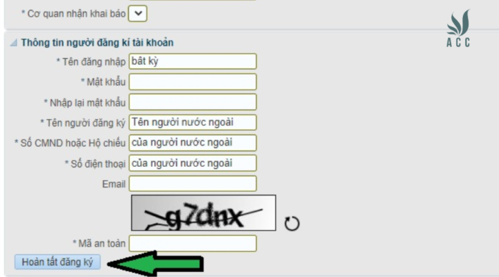 Khai báo thông tin tạm trú cho người nước ngoài thuê nhà
