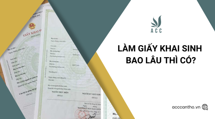Làm giấy khai sinh bao lâu thì có?