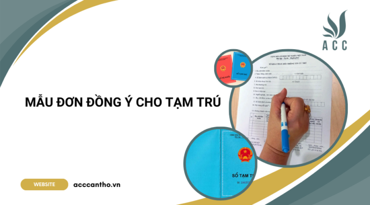 Mẫu đơn đồng &yacute; cho tạm tr&uacute;