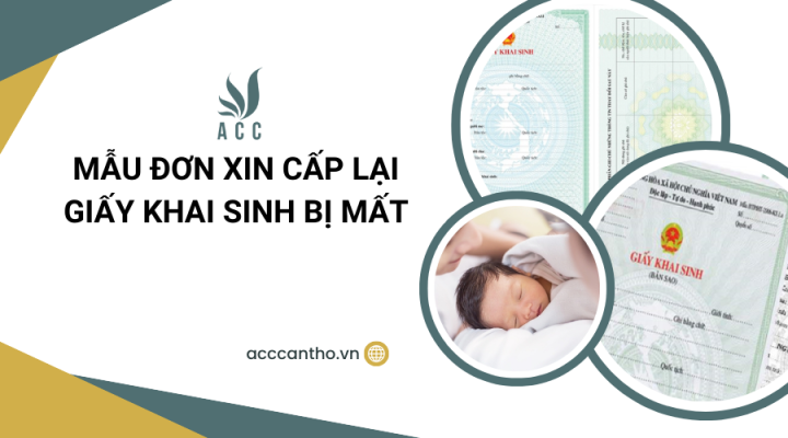 Mẫu đơn xin cấp lại giấy khai sinh bị mất