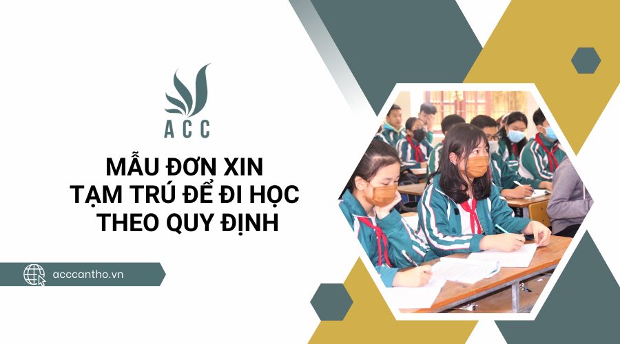Mẫu đơn xin tạm trú để đi học theo quy định