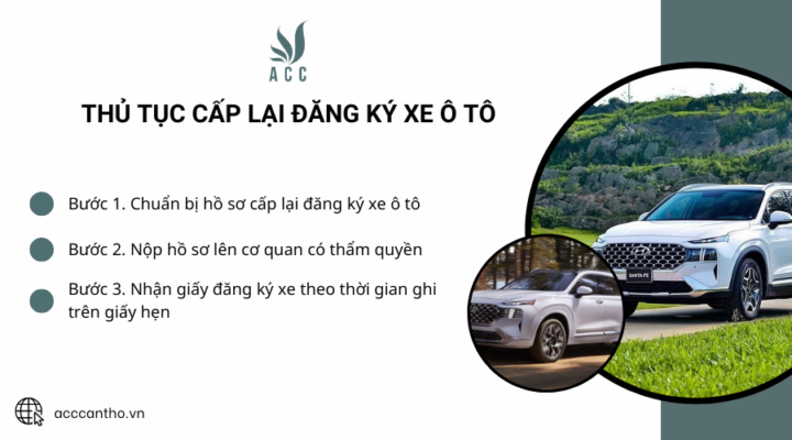 Thủ tục cấp lại đăng ký xe ô tô