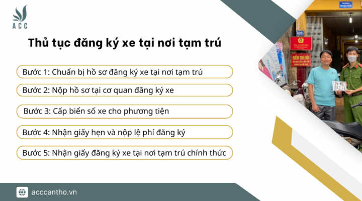 Thủ tục đăng ký xe tại nơi tạm trú