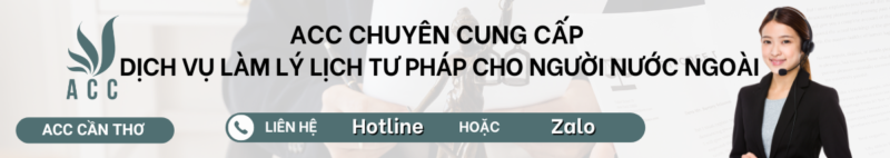 làm lý lịch tư pháp cho người nước ngoài
