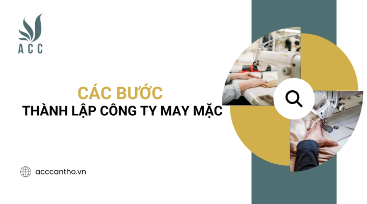 Các bước thành lập công ty may mặc