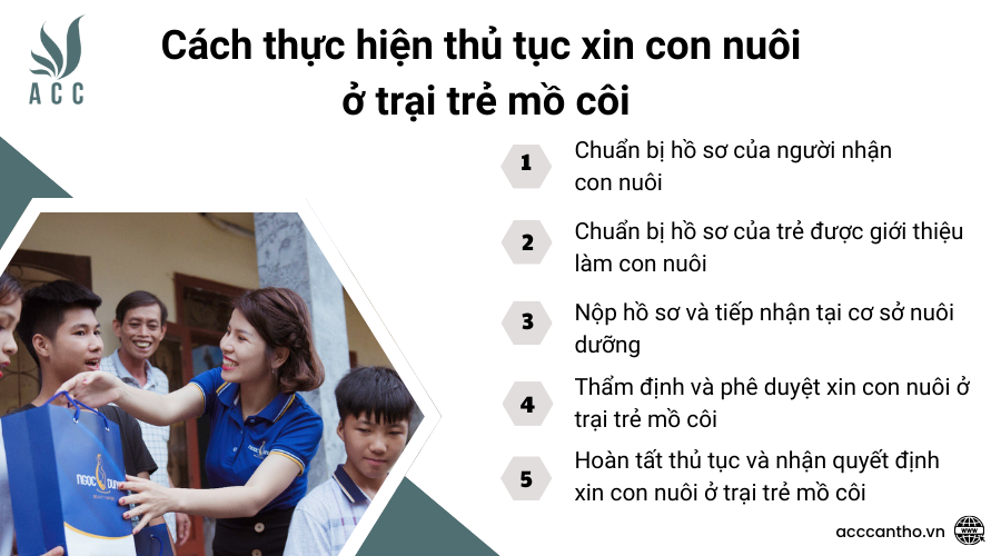 Cách thực hiện thủ tục xin con nuôi ở trại trẻ mồ côi