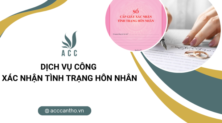 Dịch vụ công xác nhận tình trạng hôn nhân